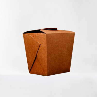 16 Oz Kraft Square Box 120 Pieces