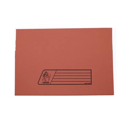Premier Document Wallet File Folder, F4, 300Gsm, Orange,10/Pack