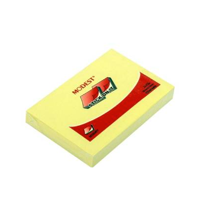 Sticky Note Yellow 1.5x2" - 1x12s - Modest
