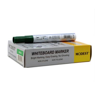 Modest Ms823, White Board Marker Chisel Tip,Green ,12/Pack