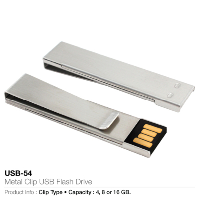 Metal Clip USB Flash Drive
