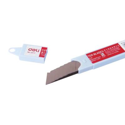Deli 2011, Paper Knife Spare Blade, Sk5, 100Mmx18X0.5Mm,10/Pack