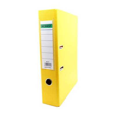 Modest Box File ,3 Inch, F/S Broad Fixed Mechanism, Yellow,Ms615