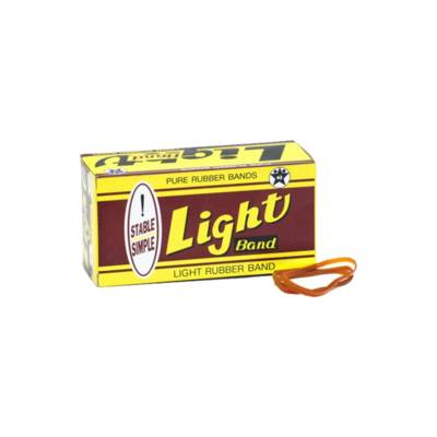 Light Rubber Band, Yellow, No.18, 100Gm
