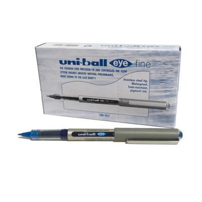 Uni Ball  Eye Fine Ub-157, Roller Ball Pen, Blue,12/Pack