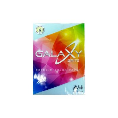 Galaxy Premium Color A4 Paper, 500 Sheets, 80 Gsm, Blue
