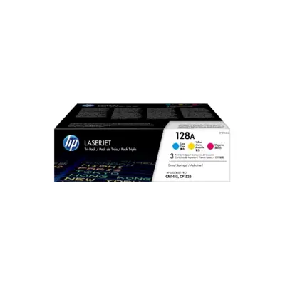 HP 128A 3-pack Cyan/Magenta/Yellow Original LaserJet Toner Cartridges