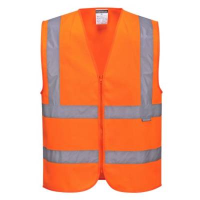 C375 - Hi-Vis Zipped Band & Brace Vest