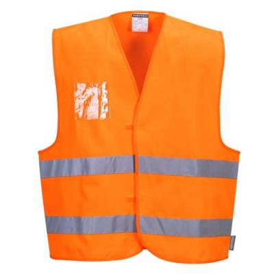 C475 - Hi-Vis Vest - Dual ID Holder
