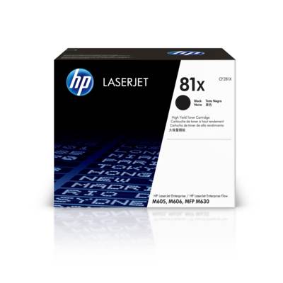 HP 81X High Yield Black Original LaserJet Toner Cartridge