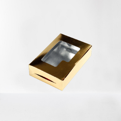 Sweet Box Aluminium Golden 15X10 Cm 250 Pieces