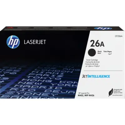 HP 26A Black Original LaserJet Toner Cartridge