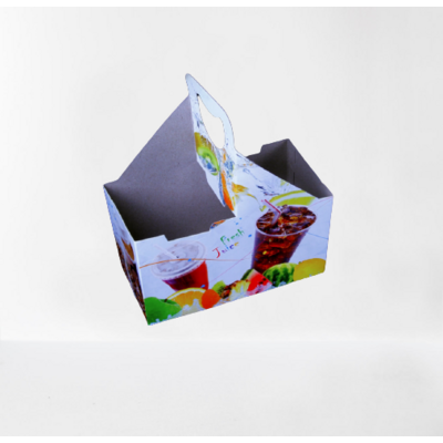 Paper Printed Juice 2-Cup Carrier 250 Pieces