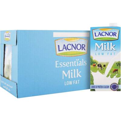 Lacnor Low Fat Milk (12x1L)