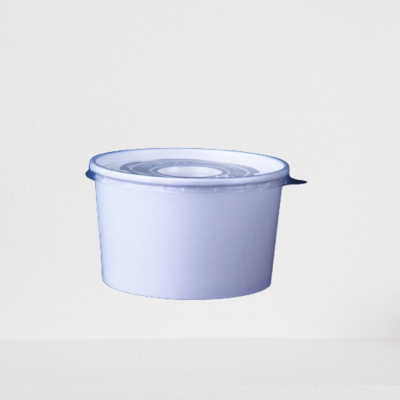 Paper Soup Bowl With Lid 250 Ml 1000 Pieces