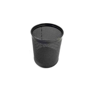 Deluxe Metal Mesh Pen Holder Round, Black (Amt9172)
