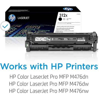 HP 312X High Yield Black Original LaserJet Toner Cartridge