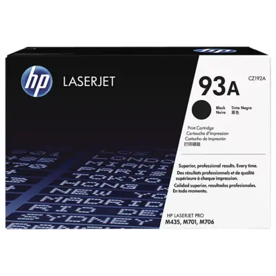 HP 93A Black Original LaserJet Toner Cartridge