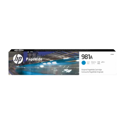 HP 981A Cyan Original PageWide Cartridge