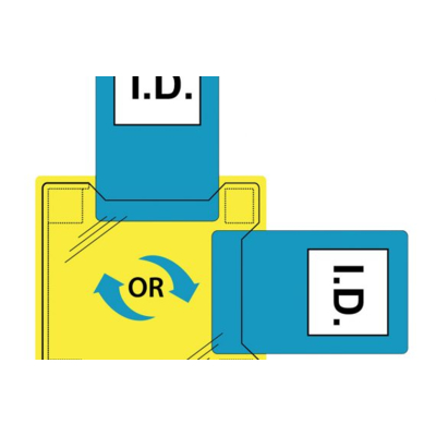 ID20 - Dual ID Holder - Sew-On