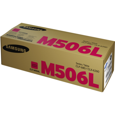 Samsung CLT-M506L High Yield Magenta Toner Cartridge
