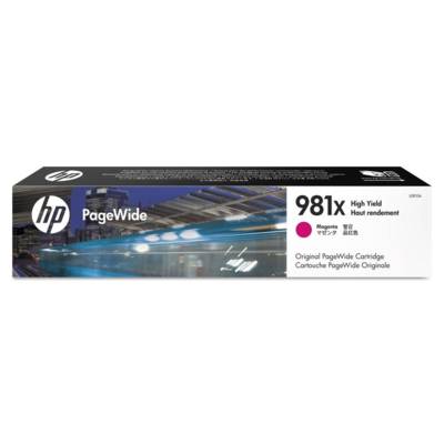 HP 981X High Yield Magenta Original PageWide Cartridge
