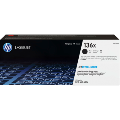 HP 136X Black Original LaserJet Toner Cartridge