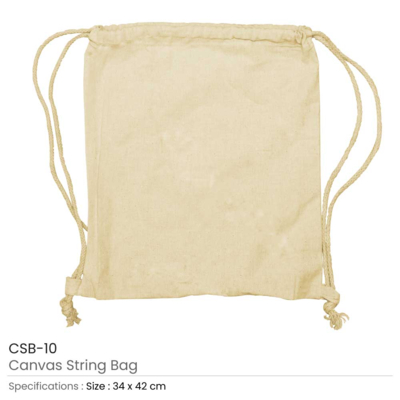 Canvas String Bag
