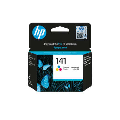 HP 141 Tri-color Original Ink Cartridge