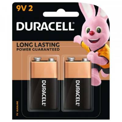 Duracell 9V Batteries 2 Count