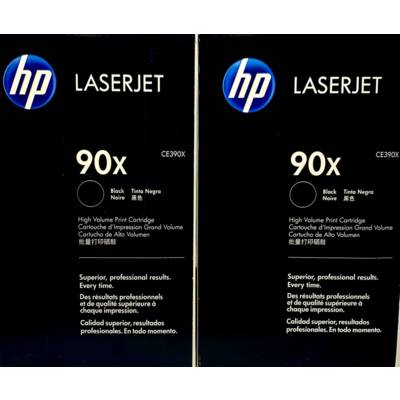 HP 90X 2-pack High Yield Black Original LaserJet Toner Cartridges
