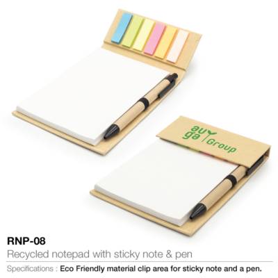 Notepad with Sticky Note & Pen