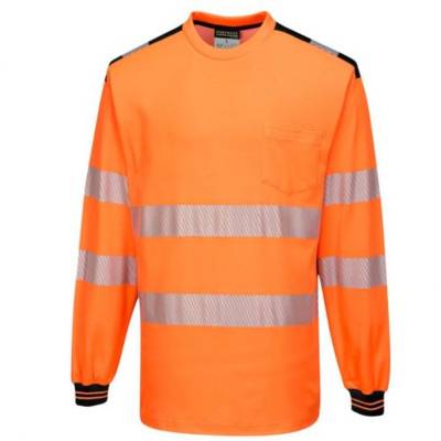 T185- PW3 Hi-Vis Polo T-Shirt L/S