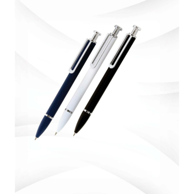 Push ButtomAluminum Pens  white / blue / black