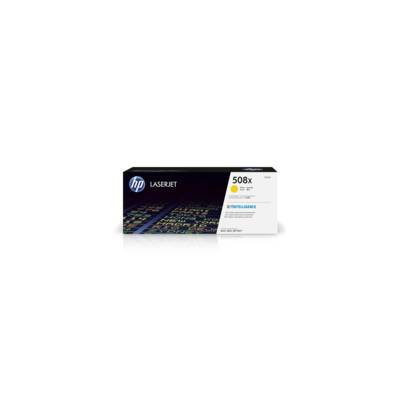 HP 508X High Yield Yellow Original LaserJet Toner Cartridge