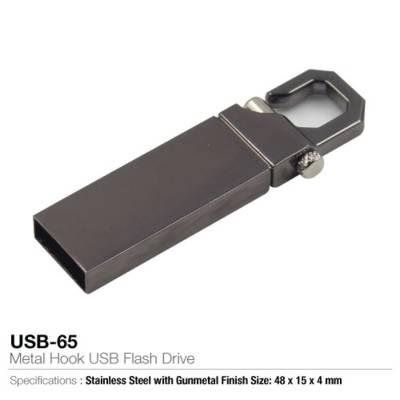 Metal Hook USB Flash Drive
