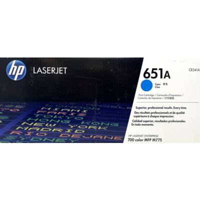 HP 651A Cyan Original LaserJet Toner Cartridge