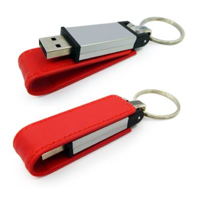 LEATHER & METAL USB FLASH DRIVES