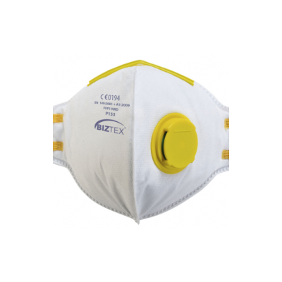 P153 - FFP1 Valved Dolomite Fold Flat Respirator