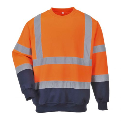 B306 - Two Tone Hi-Vis Sweatshirt