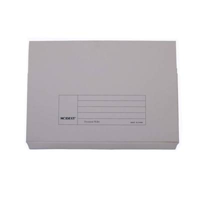 Modest Document Wallet File Folder, F4, 300Gsm, Buff,Ms335,10/Pack