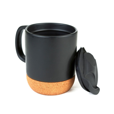 Matte black with cork