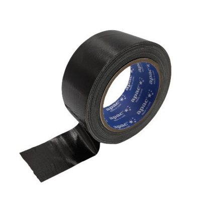 APAC Binding Tape Black Mesh70 50 Yards x 48mm 24 Rolls Per Ctn