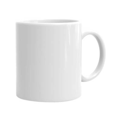 CERAMIC WHITE COFFEE MUG & MAGIC MUG