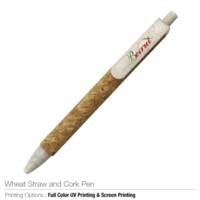 Wheat Straw and Cork Pens