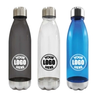 Transparent Black Water Bottles