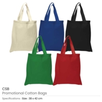 Green Colour Cotton Shopping Bags
