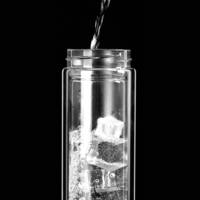 DOUBLE WALL GLASS INSULATION BOTTLE