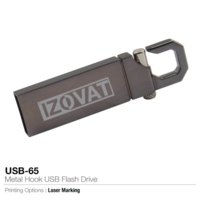 Metal Hook USB Flash Drive