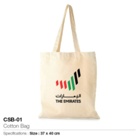 Beige Colour Cotton Shopping Bags